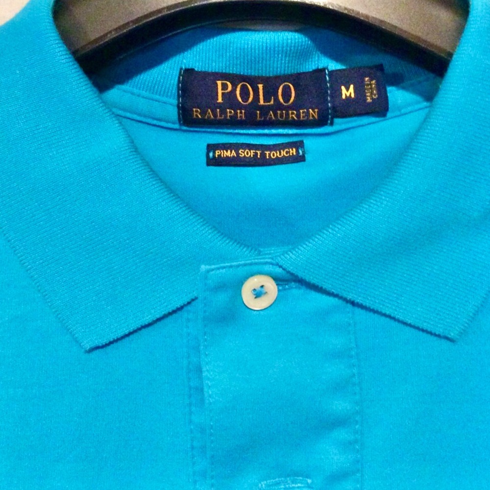 Polo by Ralph Lauren Pima Soft Touch Shirt-Medium - Picture 3 of 6